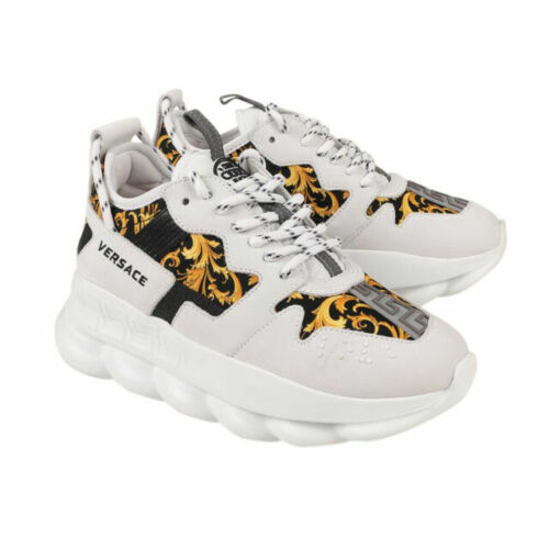 New VERSACE White 'Barocco' Chain 